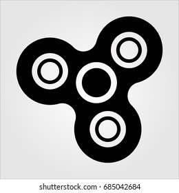 Spinner icon. Vector illustration