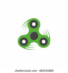 Spinner icon vector illustration on white background