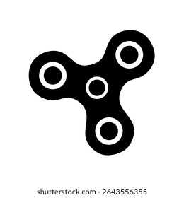 Ícone giratório vetor com design simples