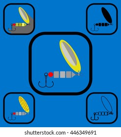 Spinner icons set