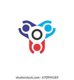 spinner logo design