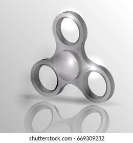 Spinner on a light background. vector illustration