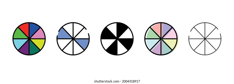 Spinner Set Vector Type Icon