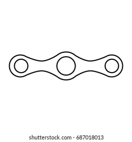 Spinner in simple style for web, print and creative design. Vector illustration