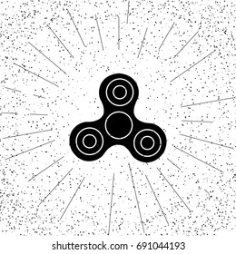 Spinner in simple style for web, print and creative design. Vector illustration