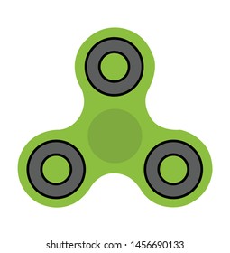 Spinner toy icon design vector template