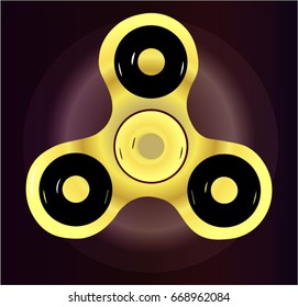 Spinner. Toy for increased focus, stress relief.