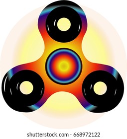 Spinner. Toy for increased focus, stress relief.