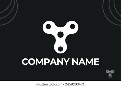 Spinner diseño de logotipo de moda para su empresa.