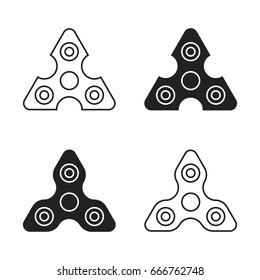 Spinners image on white background.EPS 10