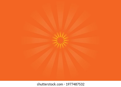spinning background orange and yellow shine in middle