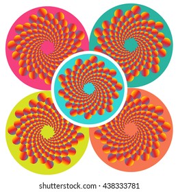 Spinning Balls Illusion