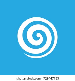 spinning circle icon vector