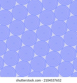 Spinning circles blue pattern vector background