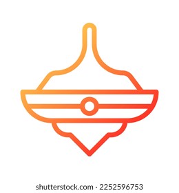 spinning duocolor red style illustration icon chinese new year perfect. Icon sign from modern collection for web. Nice design perfect.