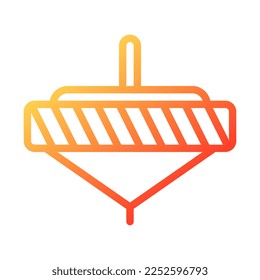 spinning duocolor red style illustration icon chinese new year perfect. Icon sign from modern collection for web. Nice design perfect.