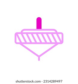 Spinning icon duotune pink colour chinese new year vector element and symbol perfect.