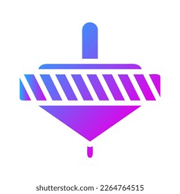spinning icon gradient purple style chinese new year illustration vector perfect. Icon sign from modern collection for web. Nice design perfect