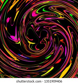 spinning paint vector