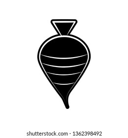 Spinning top icon. Element of dia de muertos for mobile concept and web apps icon. Glyph, flat icon for website design and development, app development