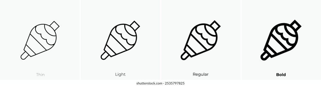 Symbol oben drehen. Dünnes, helles Design im regulären und kühlen Stil, einzeln auf weißem Hintergrund