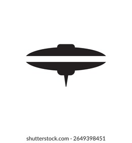  spinning top toy. Icon of a spinning top toy, nostalgic and suitable for playtime content.