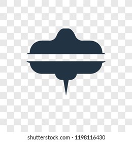 Spinning top toy vector icon isolated on transparent background, Spinning top toy transparency logo concept
