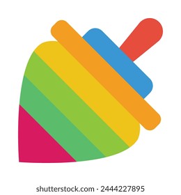 Spinning Top Vector Flat Icon