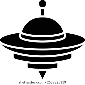 Spinning top vector icon. Can be used for printing, mobile and web applications.