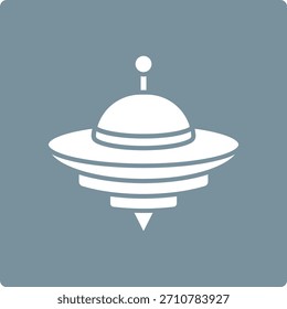 Icono de Vector superior giratorio. Se puede utilizar para aplicaciones de impresión, móviles y de Web.