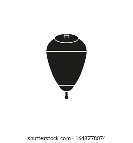 icono del vector superior en fondo blanco