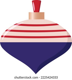 Spinning Top Vector Illustration Graphic