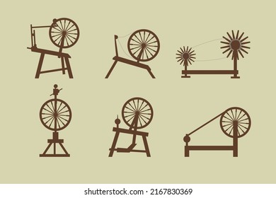 Spinning wheel design illustration modern template vector