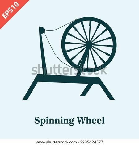 Spinning wheel design vector icon modern template illustration