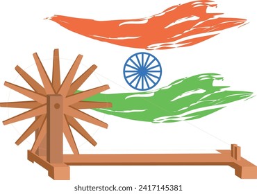 A spinning wheel is a device for spinning thread or yarn from fibres. It was fundamental to the cotton textile industry prior to the Industrial Revolution