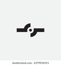 Spinning wheel logo design illustration vector template