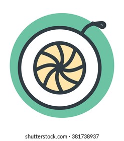 Spinning Wheel Vector Icon
