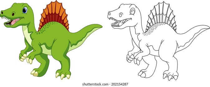 Spinosaurus cartoon