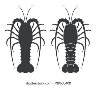 Spiny Lobster. Logo