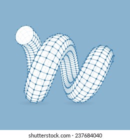 Spiral. 3d vector illustration. Can be used as design element, emblem, icon.