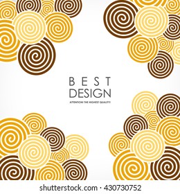 Spiral abstract background