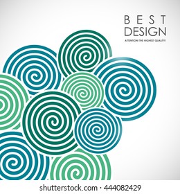 Spiral abstract background