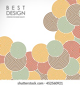 Spiral abstract background