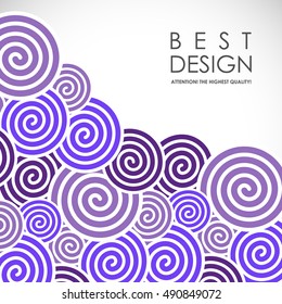 Spiral abstract background
