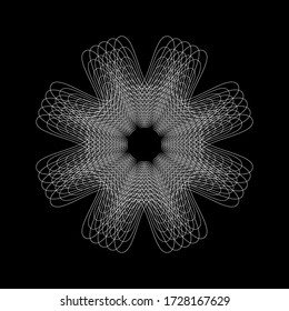 Spiral abstract element. EPS10 vector