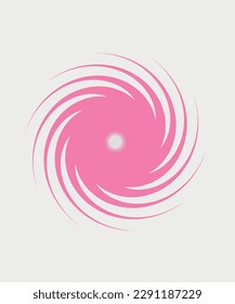 Spiral abstract iconic logo design