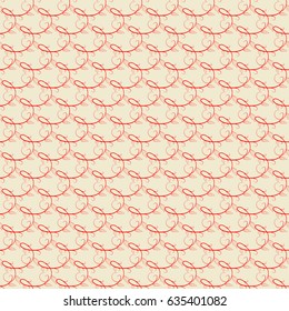 Spiral abstract seamless pattern. Fashion graphic background design. Modern stylish abstract texture. Colorful template for prints, textiles, wrapping, wallpaper. Design element. Vector illustration