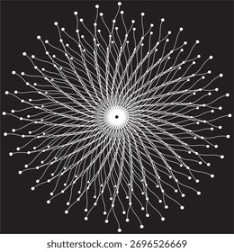 Diseño de fondo brillante abstracto espiral