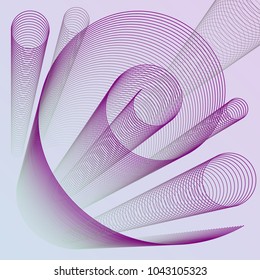 Spiral abstract vector illustration