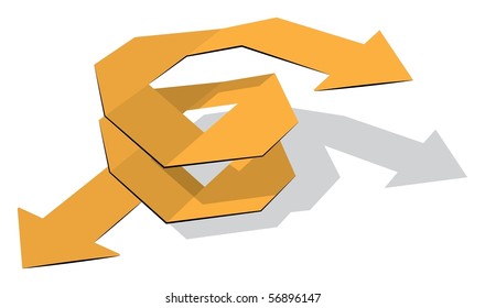 Spiral with Arrows